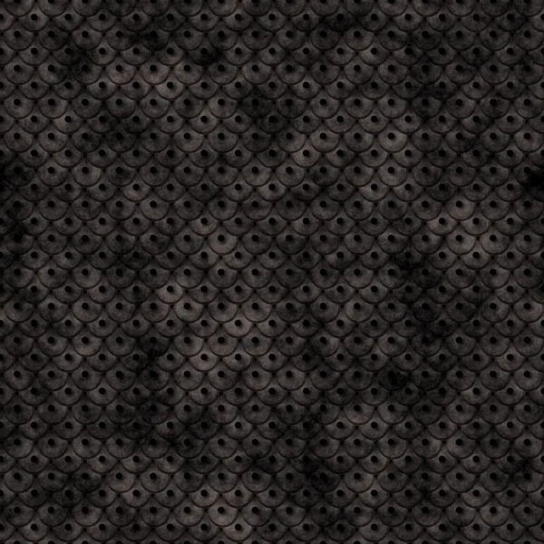 Seamless dark high quality studded scale leather texture — Stock Photo, Image