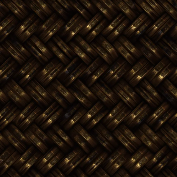 Seamless computer generated high quality woven basket twill — Stock Photo, Image