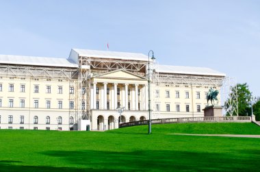 yapım aşamasında oslo Norveç Kraliyet Sarayı