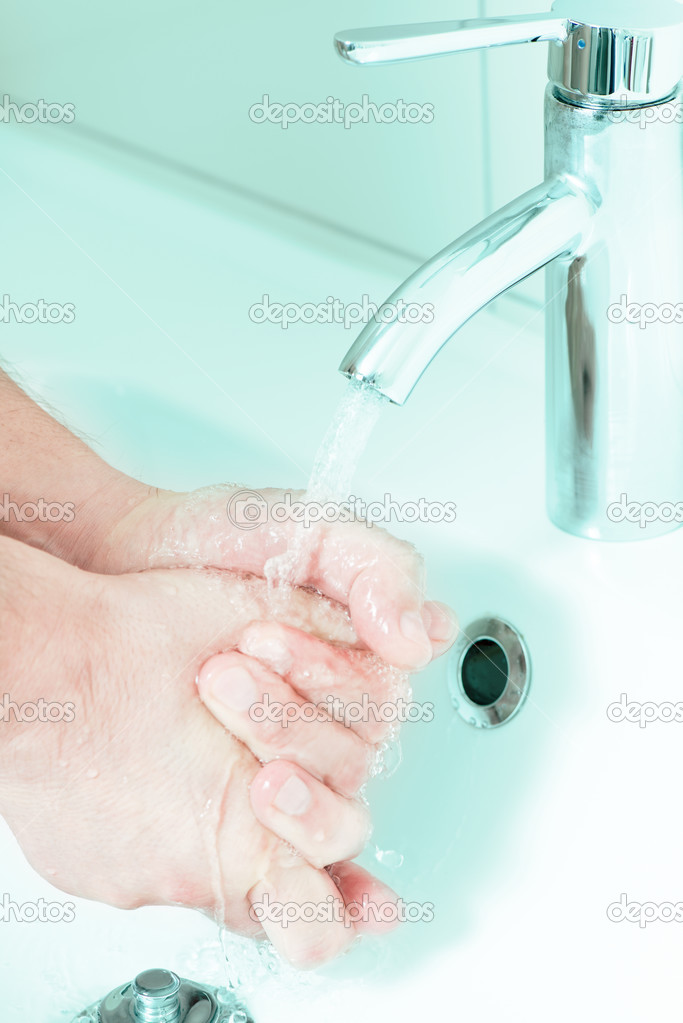 Washing hands