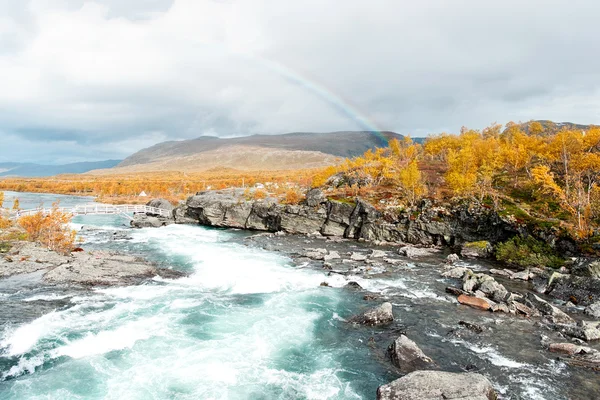 Rainbow floden och bron — Stockfoto