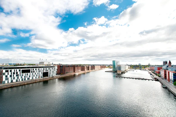 Kopenhagen waterkant — Stockfoto
