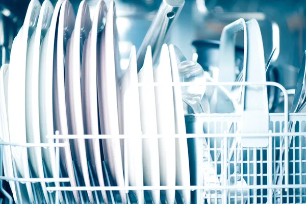 Open dishwasher — Stock Photo, Image