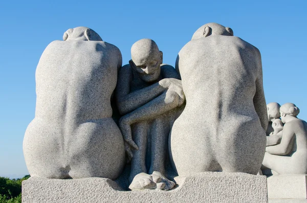 Statues in Vigeland park — Stock Photo, Image