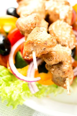 meet sebze ve yeşillikleri salatası