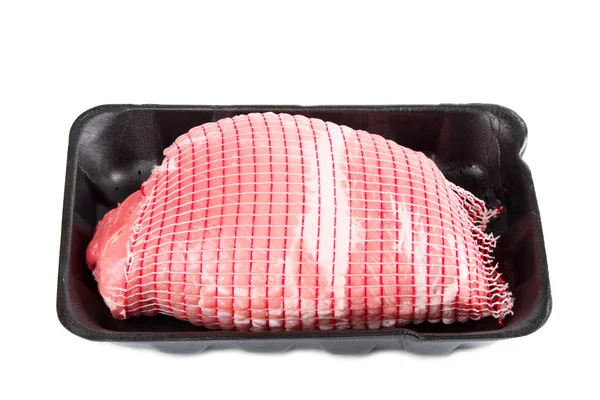 Сира смажена свинина в лотку — стокове фото