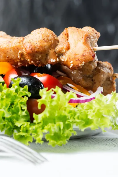 Kebab sallad v — Stockfoto