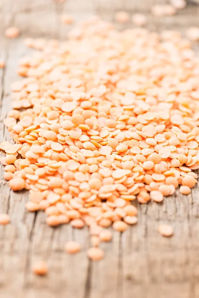 Dry organic lentils — Stock Photo, Image