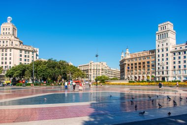 Placa de catalynia Katalonya Meydanı