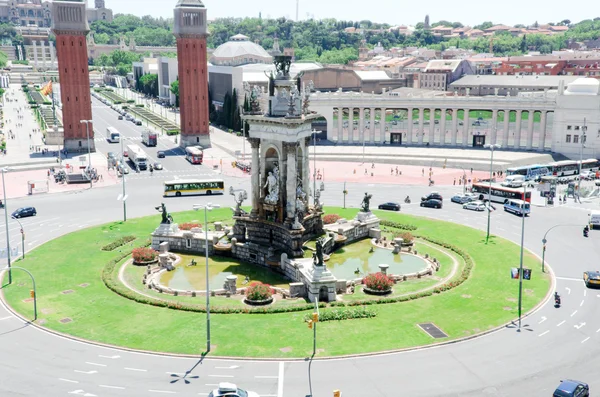 Espania square in Barcelona — Stock Photo, Image