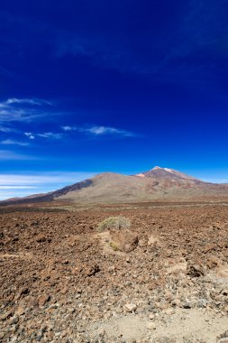 Volkan teide tenerife Adası İspanya dikey