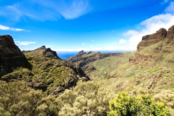 Maska スペインへの道は、テネリフェ島 — ストック写真