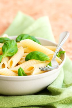 Fesleğenli Penne makarna