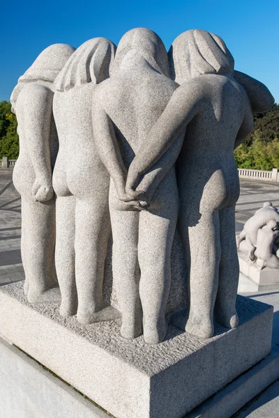 Vigeland Estatua niñas — Foto de Stock