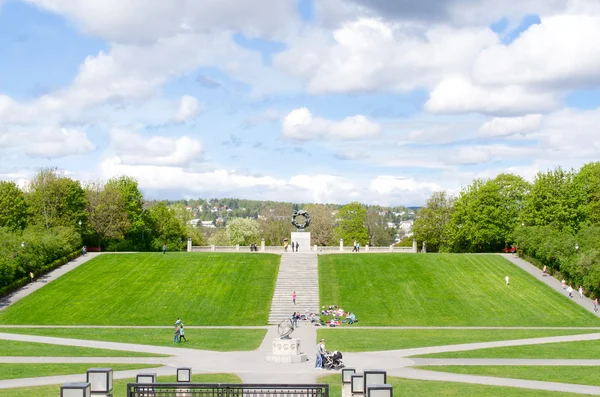 Park Vigelanda w Oslo — Zdjęcie stockowe