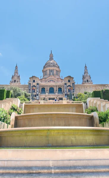 Nationale museum van kunst in barcelona Spanje — Stockfoto