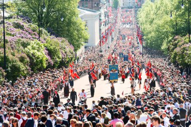 17 Mayıs oslo Norveç parade