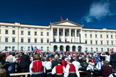 17 Mayıs oslo Norveç slottsparken