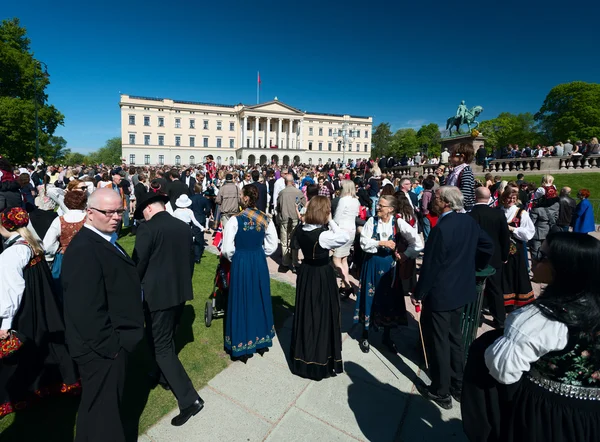 17 Mayıs oslo Norveç kutlama — Stok fotoğraf