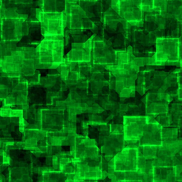 Sfondo verde cubico — Foto Stock