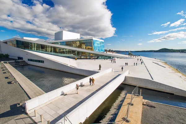 Oslo opera house weergave — Stockfoto