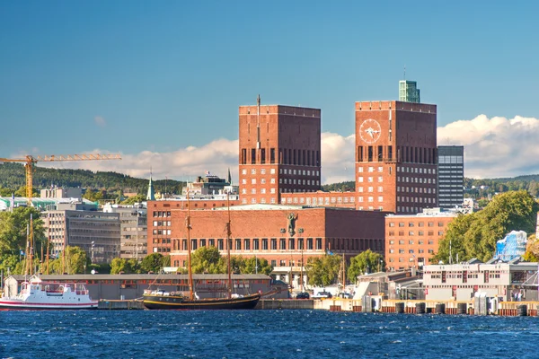 Oslo City and harbor — Stock Photo, Image