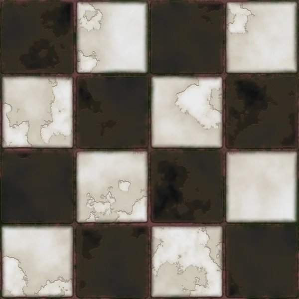 Telhas xadrez — Fotografia de Stock