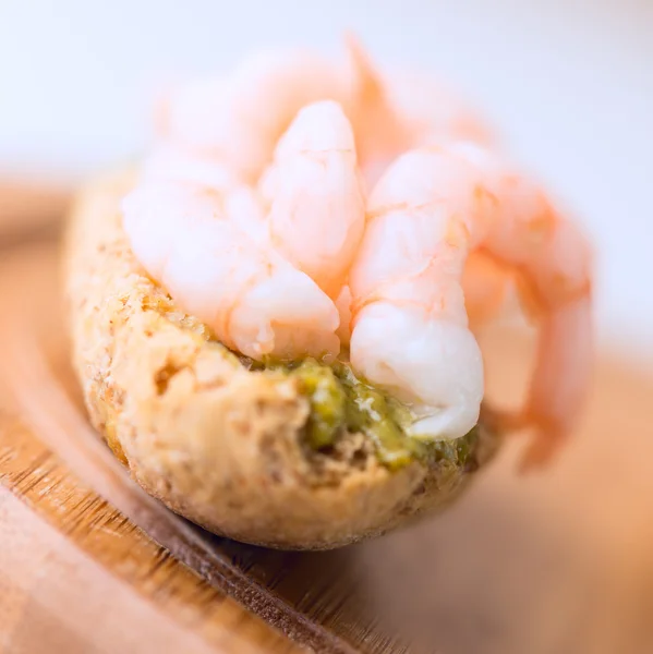 Shrimp sandwich — Stock Photo, Image