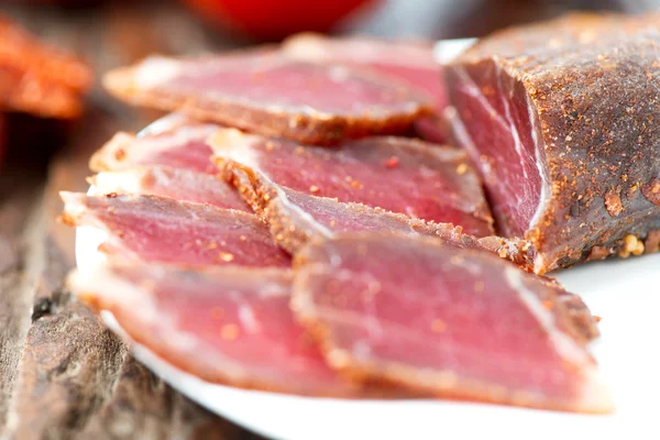 Meat slices — Stock Photo, Image