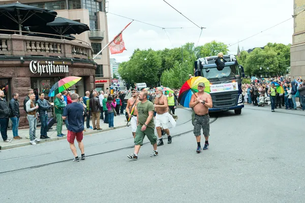 在奥斯陆 europride 游行 — 图库照片