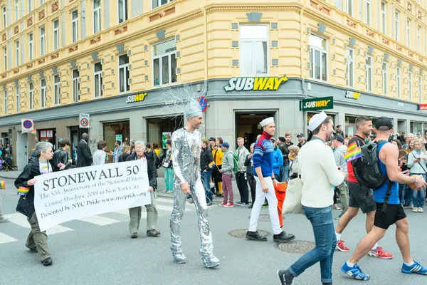 Desfile de Europride en Oslo — Foto de Stock