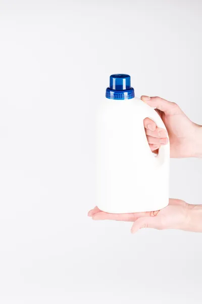 White plastic bottle — Stock Photo, Image