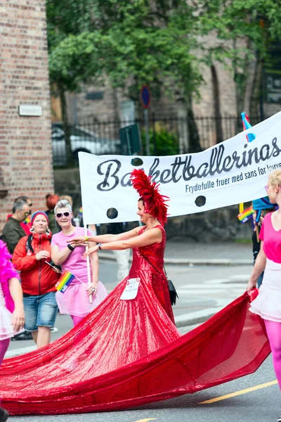 在奥斯陆 europride 游行 — 图库照片