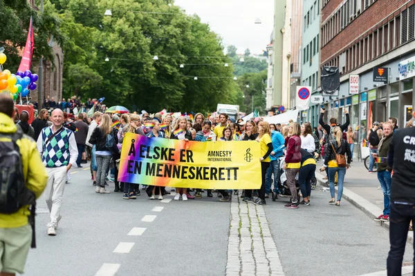 Parada Europride w oslo — Zdjęcie stockowe