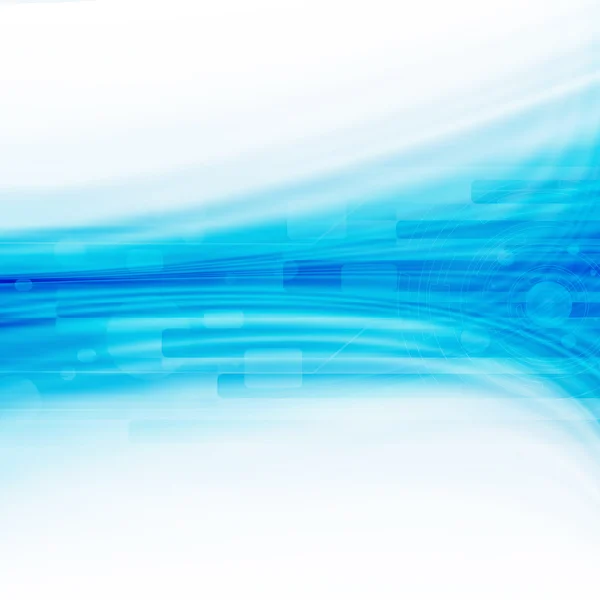 Linee curve blu sfondo astratto — Foto Stock