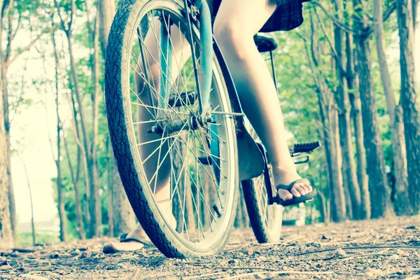 Närbild cyklar — Stockfoto