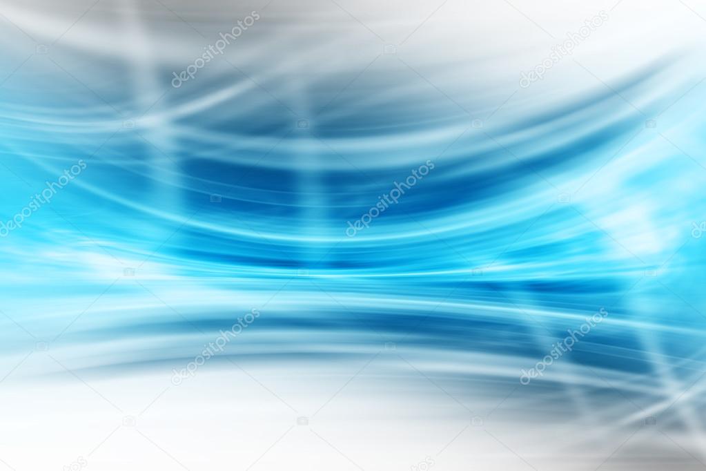 Blue curved lines abstract background