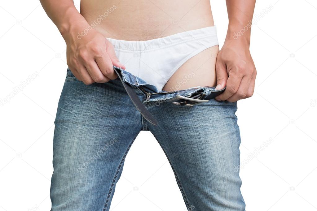Men in their pants