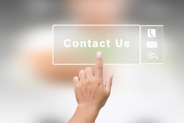 Contact met ons op — Stockfoto