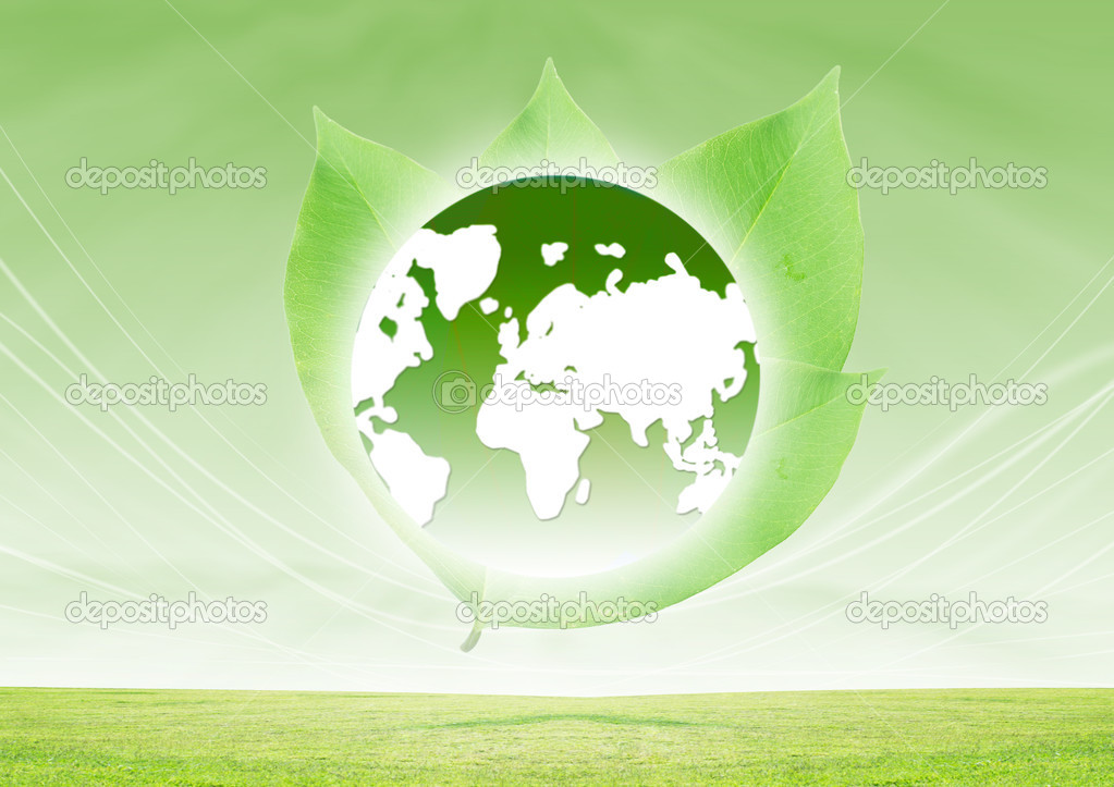Save The Earth Concept Background