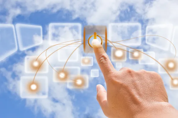 Cloud computing-concept — Stockfoto