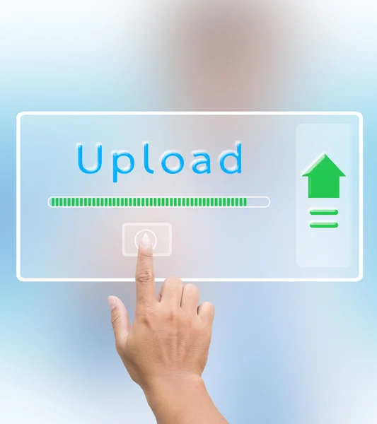 概念をアップロードします。 — ストック写真
