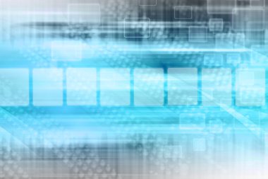 Mavi Soyut Teknoloji Arkaplanı