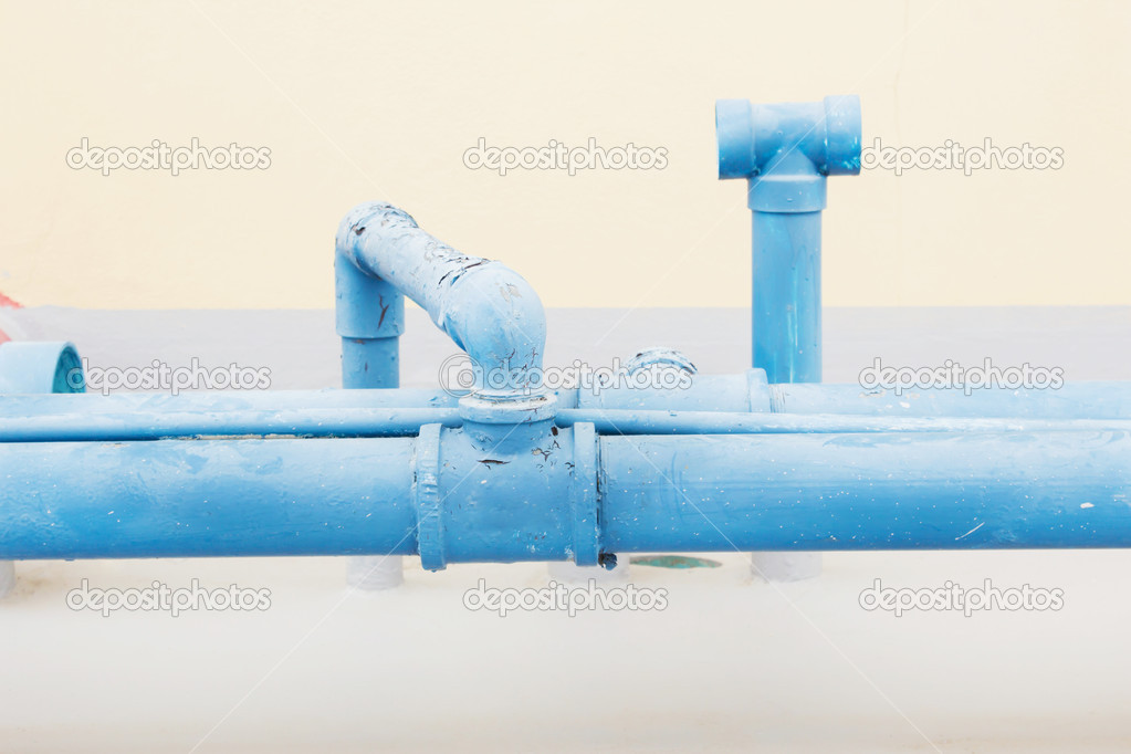 Blue water supply pipeline