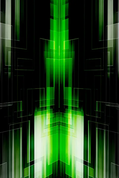 Grön futuristiska bakgrund — Stockfoto