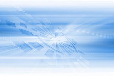 fütüristik mavi arka plan