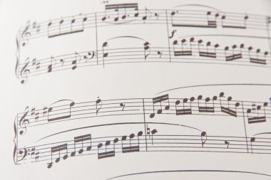 müzik Not arka planı