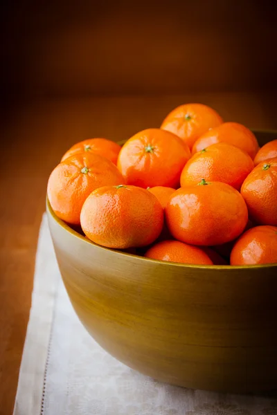 Natureza morta com tangerinas . — Fotografia de Stock