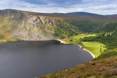Guinness meer in de bergen van wicklow, Ierland
