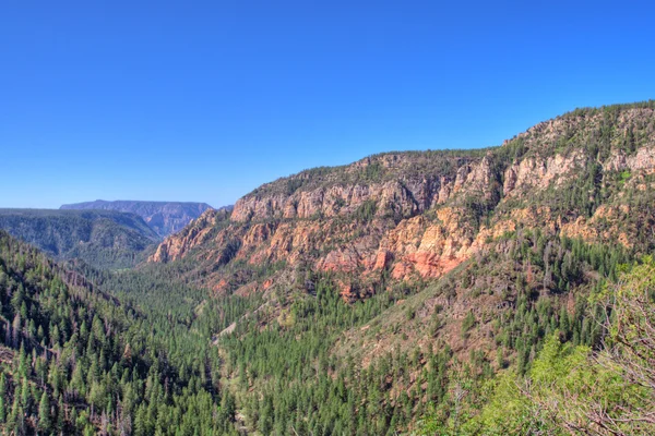 Vista de Oak Creek Canyon Arizona, EUA — Fotografia de Stock